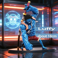 18cm One Piece Nightmare Luffy Figure PVC Statue, Anime Collectible Model Gift picture