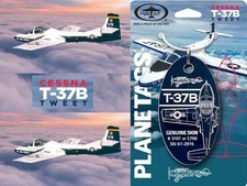 Planetag Real aircraft skin Cessna T-37B TWEET 61-2915 - Blue picture