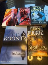 Lot of 5 Thrillers by Dean Koontz Books Paperback picture