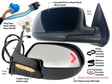 Power Folding Mirror for GM Pickup & SUV 2003-2006 Puddle Memory Passenger Side picture