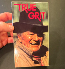 True Grit VHS Paramount 1969 Full Screen NTSC G Western John Wayne picture