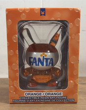 Kidrobot x Fanta Orange Resin Dunny 3 Inch Art Figure Collectible Vinyl Toy New picture