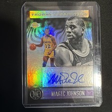 2020-21 Panini Illusions- Trophy Collection Signatures Magic Johnson #TC-41 (AU) picture