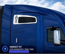 Kenworth T680-T880 Upper Sleeper Window Trims With 