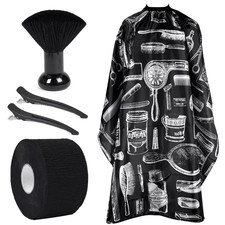 Hair Cutting Cape Pro Salon Hairdressing Hairdresser Gown Barber Cloth Apron picture