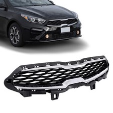 Fits 2019 2020 2021 Kia Forte Front Upper Radiator Grille Grill With Chrome Trim picture