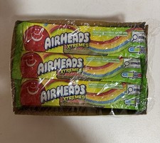 Airheads Xtremes Rainbow Berry Sour Candy 18 Pack Box Sealed Bulk Candy picture