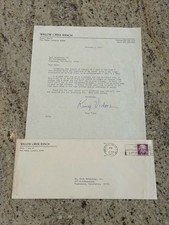 Vintage 1973 Director King Vidor Signed Typed Letter Autographed War And Peace picture