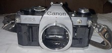 Vintage Canon AE-1 Program 35mm SLR Film Camera Body Only Strap Silver picture