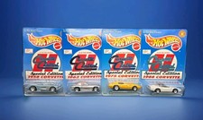 1999 Hot Wheels All 4 Corvette Central Special Edition Set '58 '63 '75 & '88  picture