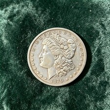 90% Silver 1879-S Morgan Dollar Beautiful Brilliant Uncirculated picture