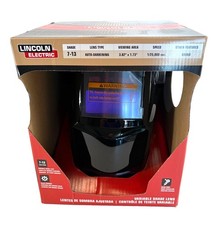 Lincoln Electric Auto Darkening Welding Helmet In Black Glossy Model K3419-1 picture