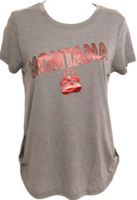 NEW Montana Grizzlies Griz Colosseum Gray Heathered SS tee T-Shirt Women's M picture