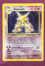 Alakazam 001/102 Base Set Holo MP picture