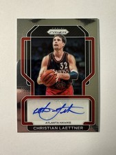 2021-22 Panini Prizm Christian Laettner Signatures Auto #SS-CLT Atlanta Hawks picture