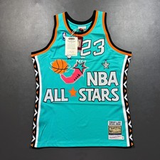 100% Authentic Michael Jordan Mitchell Ness 1996 All Star Game Jersey Size 44 L picture