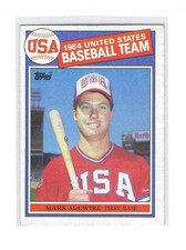 1986 Topps Team USA Mark McGwire Rookie #401 (#3) picture