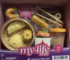 NEW 12pc. Chinese Food Take Out Play Set for 18