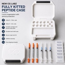 CG LABZ Fully Kitted Peptide Storage Case  - Holds 8 x 10ml and 5 x 3ml picture