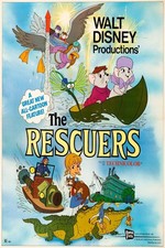 1977 The Rescuers Movie Poster 11X17 Bob Newhart Eva Gabor Geraldine Page 🍿 picture