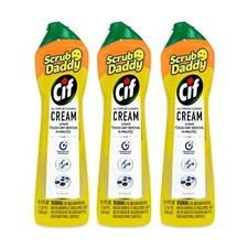 3x Cif All Purpose Cleaning Cream Lemon - Multi Surface Household Cleaning Cr... picture