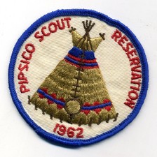 Vtg 1962 Boy Scouts BSA Patch Pipsico Scout Reservation Surry County Virginia picture