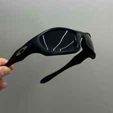 Oakley 00s Monster Dog Vintage Sunglasses Black Lenses/Matte Frames Polarized picture