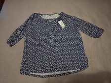 Lands' End NWT 2X Women's Peasant Tunic 3/4 Sleeve picture