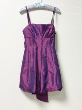 Twenty One Purple Metallic Bubble Dress Size L/G Y2K Night Out Homecoming Club picture