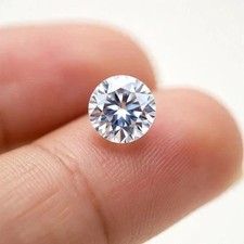 5 CT Round Cut Natural D Color Lab Grown Loose CVD Diamond VVS1 Certified picture