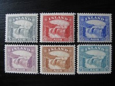 ICELAND Sc. #170-175 scarce mint stamp set SCV $162.50 picture
