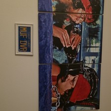 Cheech And Chong License  Plate Signed   Framed w/ Beckett Sticker + Artwork picture