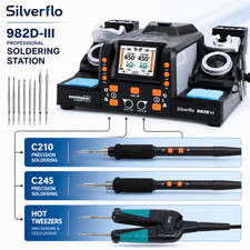 210W C210 C245 Digital Soldering Station Hot Tweezers for SMD PCB Repair picture
