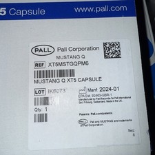 New PALL Chromatography Mustang Q XT5 Filter Cap. 5mL PES Membrane XT5MSTGQPM6 picture