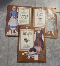 American Girls Kirsten's Cookbook, Theater Set and Paper Doll Set picture