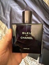 EMPTY Bleu De Chanel Parfum With Original  Box Men  *EMPTY *  5 fl  oz 150 ml picture