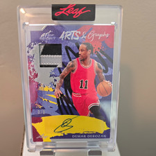 2023 Leaf Art of Sport - Arts and Graphs DeMar DeRozan #AG-DDR  /3 (AU, MEM) picture