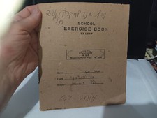 2 x BRITISH MANDATORY PALESTINE school EXERCISE BOOKS MANDATE JEWISH picture