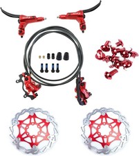 Zoom Hydraulic Disc Brake Mountain Bike MTB Front & Rear Set Floating Disc 160mm picture