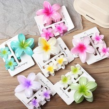 Flower Hair Claw Set Half-Up Ponytail Butterfly Hair Clip Beach Hair Accessories picture