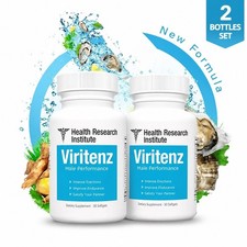 Viritenz Male Performance Support 2 Bottles 100% Natural Energy Vitality picture