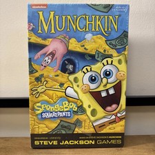 Steve Jackson - Munchkin SpongeBob SquarePants Card Game (2021) Please Read picture