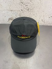 Florence Marine X Unisex Charcoal Gray Snapback Logo Twill Hat One Size NWT picture