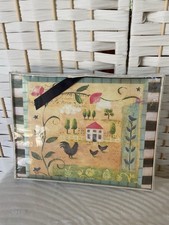Vintage French Country Cottage Core Sealed Accordion File picture