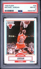 BEAUTIFUL 🔥 PSA 8 1990 Michael Jordan 26 Fleer picture