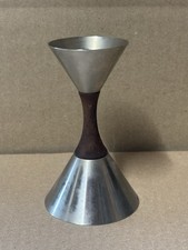 Vintage MCM Arthur Salm AS Sweden Danish Modern Teak  Walnut Bell Stainless picture