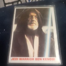 Vintage Star Wars💥JEDI WARRIOR BEN KENOBI💥Burger King Trading Card✅Fast Ship picture
