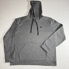 Champion Powertrain Hoodie Mens L Gray Duofold Warm CTRL Pullover Sweatshirt picture