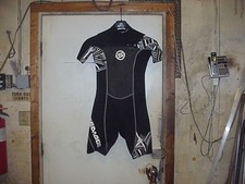 Sea Doo Jet Ski Wetsuit Shorty 4 Way Ultra Flex Gray White Black picture