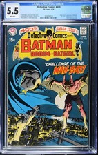 Detective Comics #400 CGC 5.5 Origin & 1st App Man-Bat 1970 Neal Adams WHITE Pgs picture